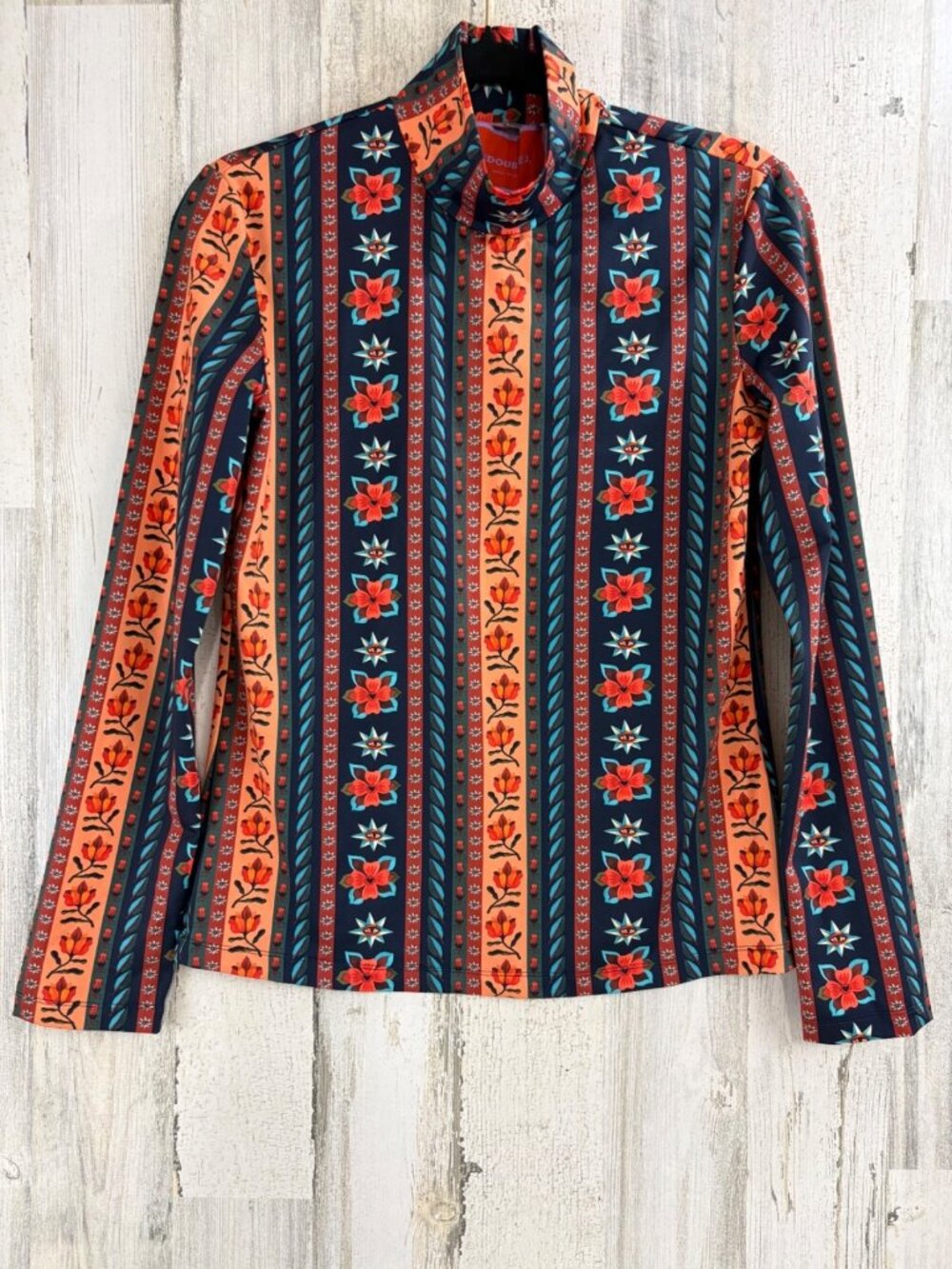 La Double J Skinny Jersey Turtleneck Sz XL NWT